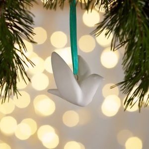 Peace and love dove ornament